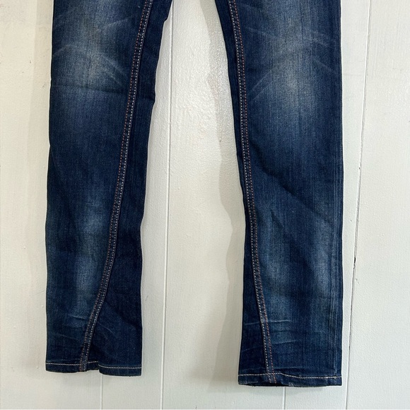 THE EIGHTY TWENTY 8020 Y2K Embroidered Low Rise Skinny Jeans Size 27. - Picture 11 of 15